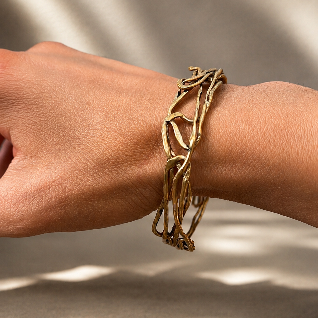 Klados - intrecci | bracciale rigido chiuso