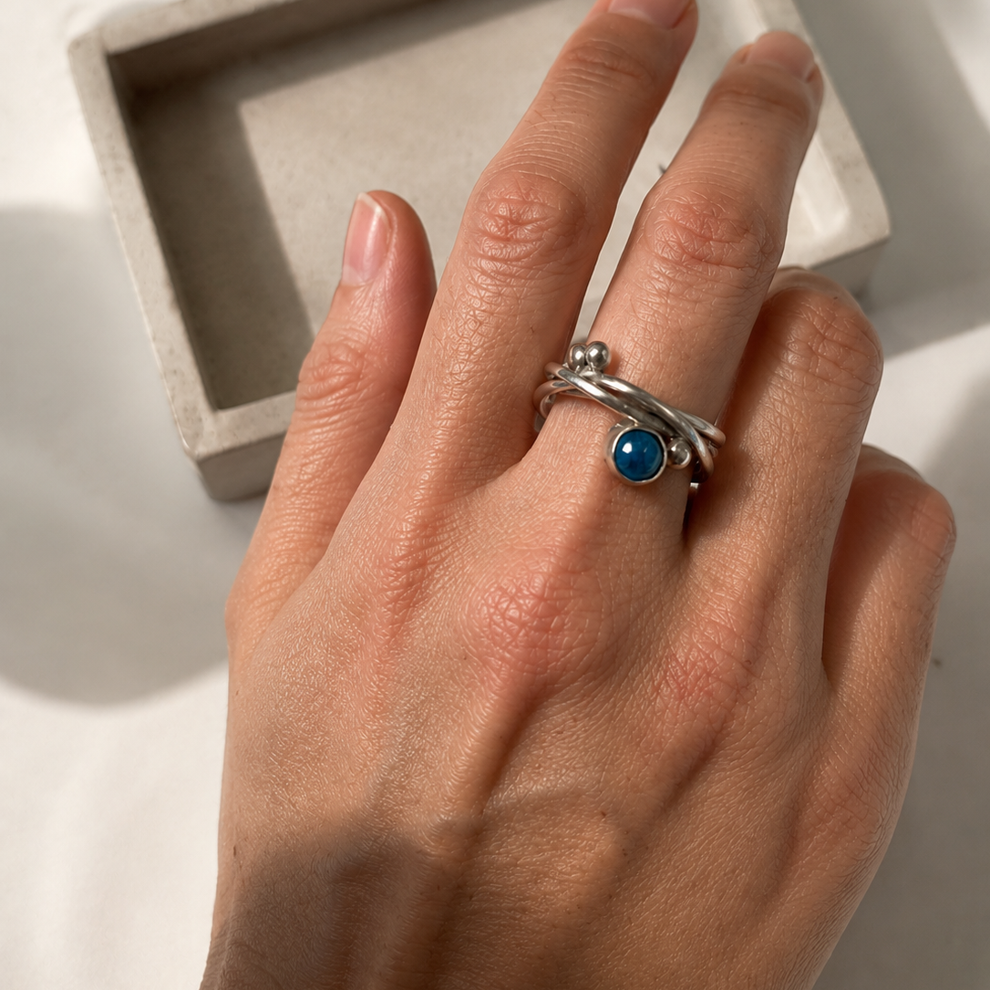 Anello Argento | Apatite