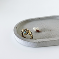 Anello Ottone | Acquamarina