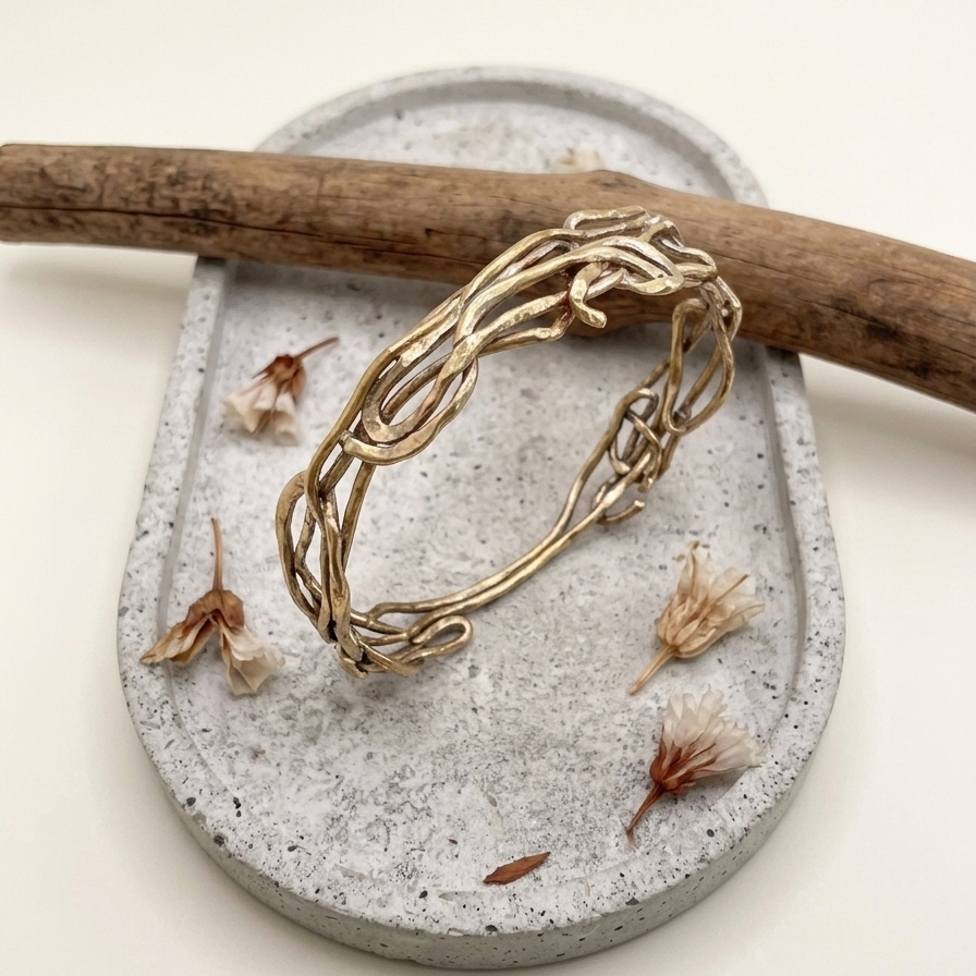 Klados - intrecci | bracciale rigido chiuso