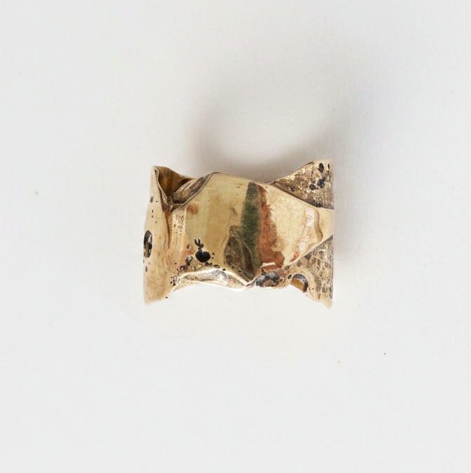 Anello Fascia Ottone - Vista 2