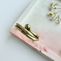Anello Rugiada Oro - senza margherite
